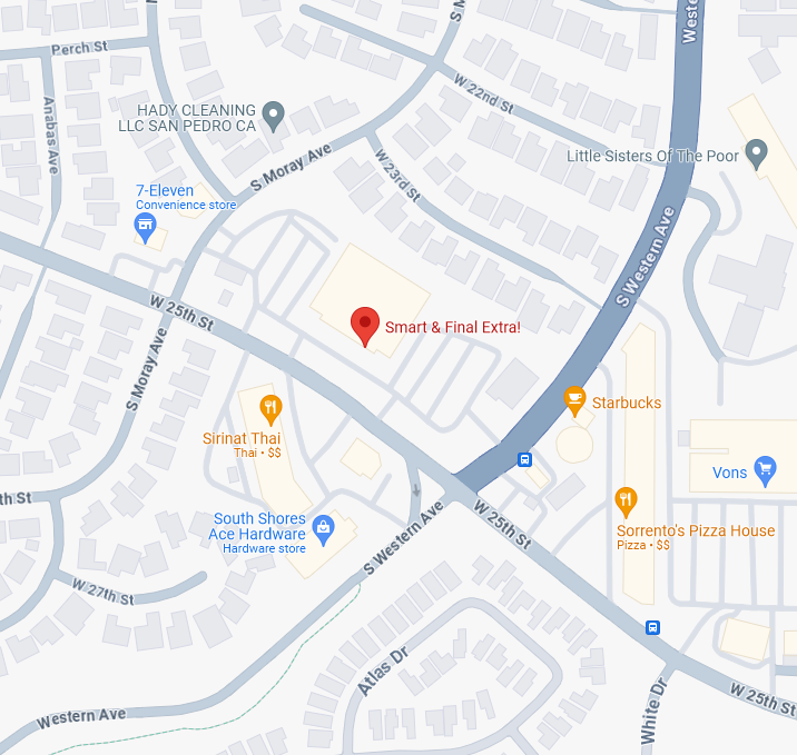 Map of incident location